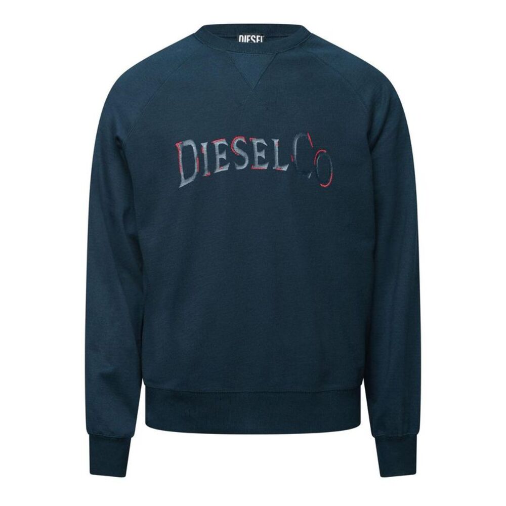 Diesel Mens Waffle Knit  Sweatshirt / Total Eclipse